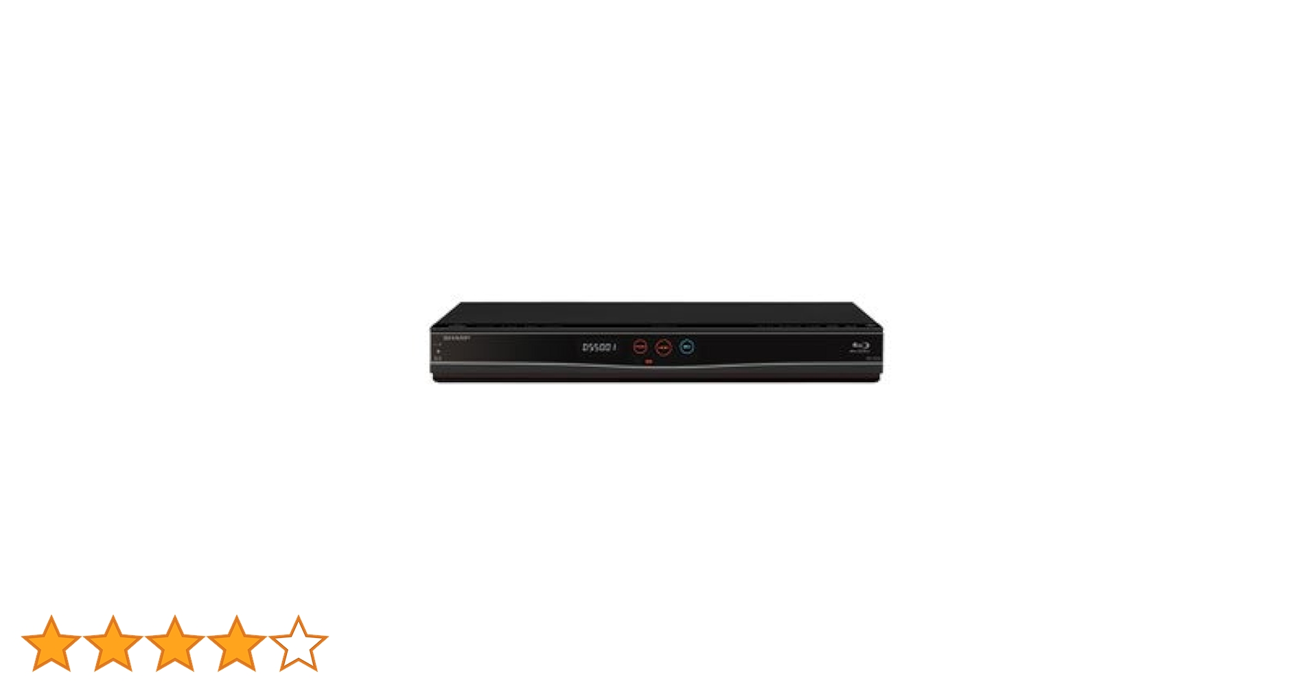 Amazon | シャープ 500GB 1チューナー ブルーレイレコーダー ブラック